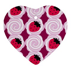 Cake Top Grape Ornament (heart) by strawberrymilk