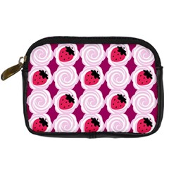 Cake Top Grape Digital Camera Leather Case by strawberrymilk