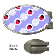 Cake Top Blueberry Money Clip (oval) by strawberrymilk