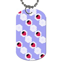 Cake Top Blueberry Dog Tag (one Side)