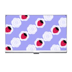 Cake Top Blueberry Business Card Holder by strawberrymilk