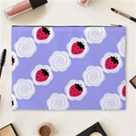 Cake Top Blueberry Cosmetic Bag (XL) Back