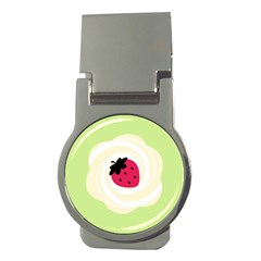 Cake Top Lime Money Clip (round) by strawberrymilk