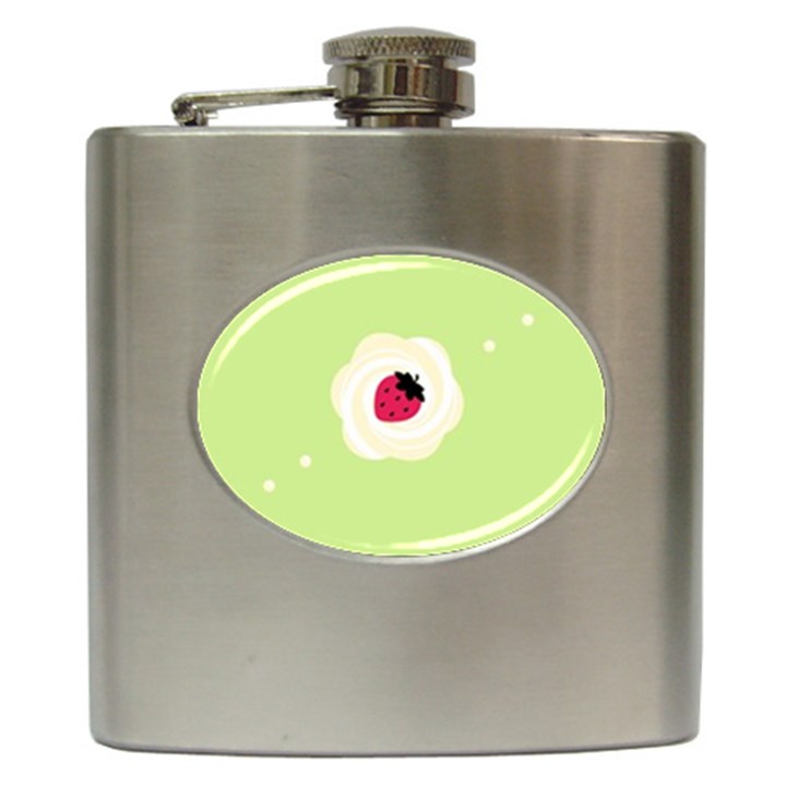 Cake Top Lime Hip Flask (6 oz)