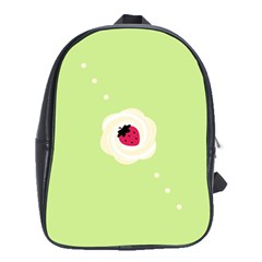 Cake Top Lime School Bag (xl) by strawberrymilk