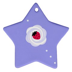 Cake Top Purple Ornament (star) by strawberrymilk