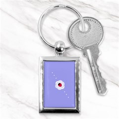 Cake Top Purple Key Chain (rectangle)