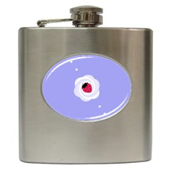 Cake Top Purple Hip Flask (6 Oz) by strawberrymilk