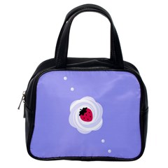 Cake Top Purple Classic Handbag (one Side) by strawberrymilk