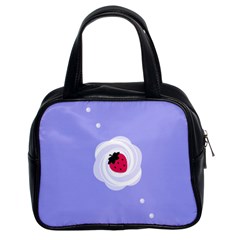 Cake Top Purple Classic Handbag (two Sides) by strawberrymilk