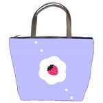 Cake Top Purple Bucket Bag Front