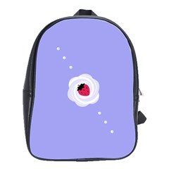 Cake Top Purple School Bag (large) by strawberrymilk