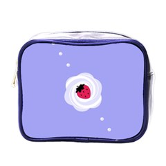 Cake Top Purple Mini Toiletries Bag (one Side) by strawberrymilk