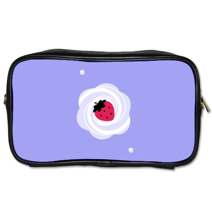 Cake Top Purple Toiletries Bag (Two Sides)