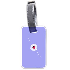 Cake Top Purple Luggage Tag (one Side) by strawberrymilk