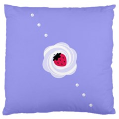 Cake Top Purple Large Cushion Case (one Side)