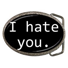 Ihy1500x1500 Belt Buckle (oval)