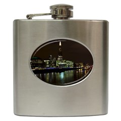 The Shard And Southbank London Hip Flask