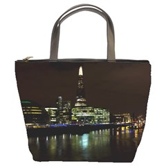 The Shard And Southbank London Bucket Handbag