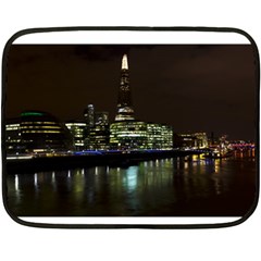 The Shard And Southbank London Twin-sided Mini Fleece Blanket