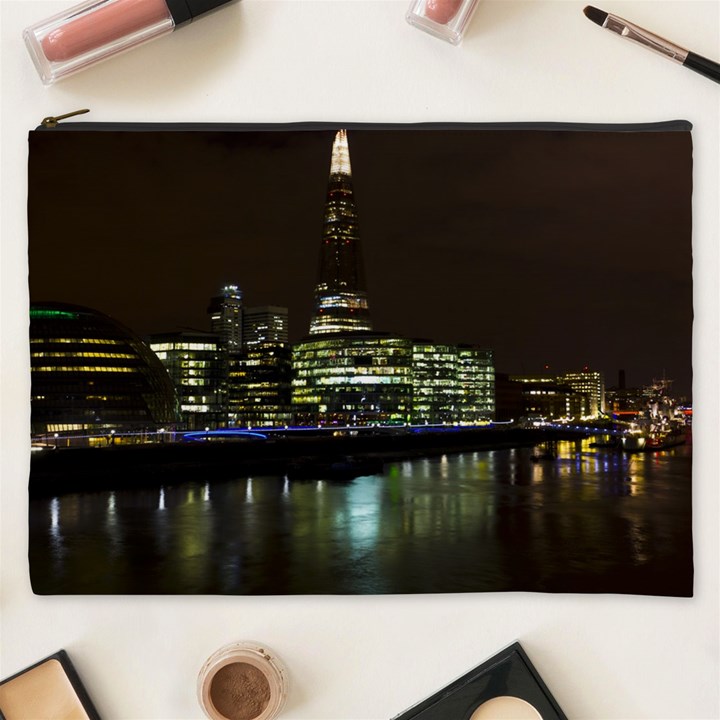 The Shard and Southbank London Cosmetic Bag (XXXL)