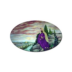 Jesus Overlooking Jerusalem By Ave Hurley  100 Pack Sticker (oval) by ArtRave2