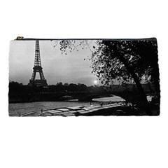 Vintage France Paris Eiffel Tour & Seine At Dusk 1970 Pencil Case by Vintagephotos