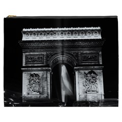 Vintage France Paris Triumphal Arch 1970 Cosmetic Bag (xxxl) by Vintagephotos