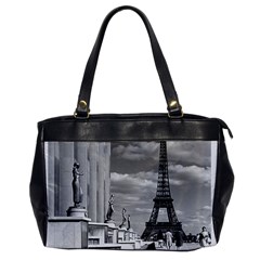 Vintage France Paris Eiffel Tour Chaillot Palace 1970 Single-sided Oversized Handbag by Vintagephotos