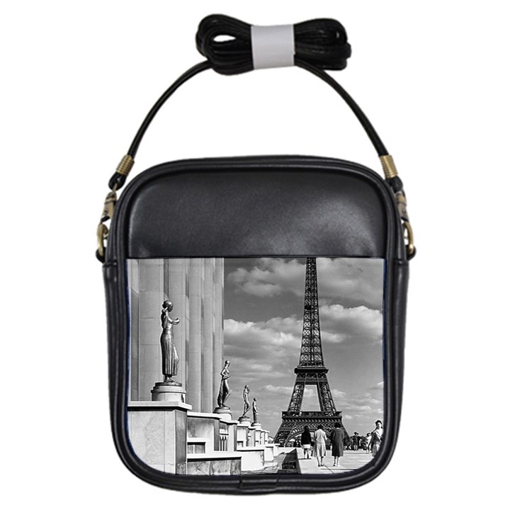 Vintage France Paris Eiffel tour Chaillot palace 1970 Kids  Sling Bag