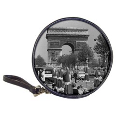 Vintage France Paris Triumphal Arch 1970 Cd Wallet by Vintagephotos