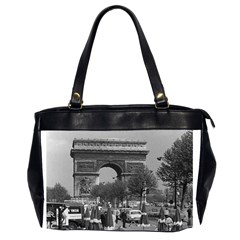 Vintage France Paris Triumphal Arch 1970 Twin-sided Oversized Handbag by Vintagephotos