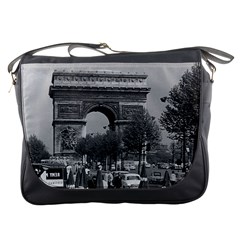 Vintage France Paris Triumphal Arch 1970 Messenger Bag by Vintagephotos