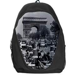 Vintage France Paris Triumphal Arch 1970 Backpack Bag by Vintagephotos