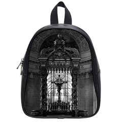 Vintage France Paris Royal Chapel Altar St James Palace Small School Backpack by Vintagephotos