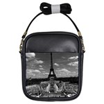 Vintage France Paris Fontain Chaillot Tour Eiffel 1970 Kids  Sling Bag Front