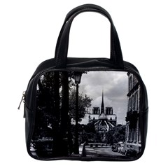 Vintage France Paris Notre Dame Saint Louis Island 1970 Single-sided Satchel Handbag by Vintagephotos