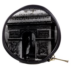 Vintage France Paris Triumphal Arch  Place De L etoile Mini Makeup Case by Vintagephotos