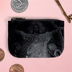 Vintage France Paris Sacre Coeur Basilica Dome Jesus Coin Change Purse by Vintagephotos