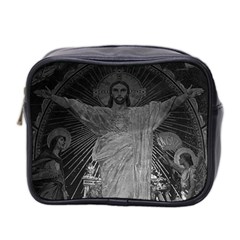 Vintage France Paris Sacre Coeur Basilica Dome Jesus Twin-sided Cosmetic Case