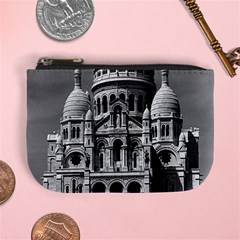 Vintage France Paris The Sacre Coeur Basilica 1970 Coin Change Purse