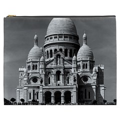 Vintage France Paris The Sacre Coeur Basilica 1970 Cosmetic Bag (xxxl)