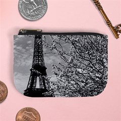 Vintage France Paris Eiffel Tour 1970 Coin Change Purse