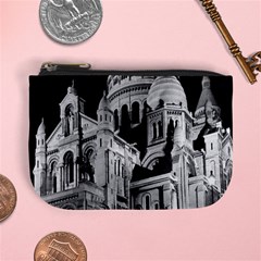 Vintage France Paris The Sacre Coeur Basilica 1970 Coin Change Purse by Vintagephotos