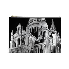 Vintage France Paris The Sacre Coeur Basilica 1970 Large Makeup Purse