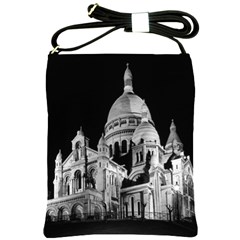 Vintage France Paris The Sacre Coeur Basilica 1970 Cross Shoulder Sling Bag