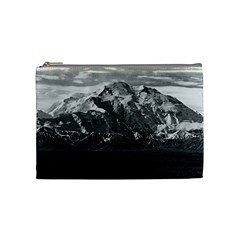 Vintage Usa Alaska Beautiful Mt Mckinley 1970 Medium Makeup Purse by Vintagephotos