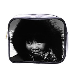 Vintage Usa Alaska Eskimo Child 1970 Single-sided Cosmetic Case by Vintagephotos