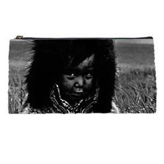 Vintage Usa  Alaska Eskimo Boy 1970 Pencil Case