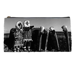 Vintage Fur Clad Eskimos Of Arctic Alaska Bu Sod Igloo Pencil Case by Vintagephotos